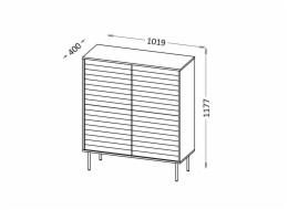 Cama CORTINA 490313 komoda