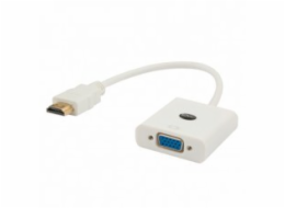 SAVIO ADAPTÉR HDMI (M) – VGA (F) BÍLÝ CL-201