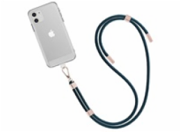 WG - Crossbody lace strap/transparent/green