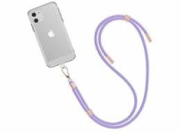 WG - Crossbody lace strap/transparent/violet