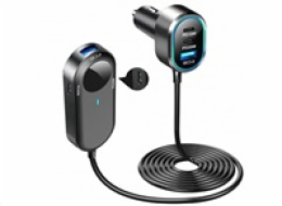 WG - Autonabíječka rozbočovač / 100W / 6 USB ports / 2x USB-A + 4x USB-C / s prodloužením