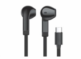 WG - Sluchátka s konektorem Type-C, Vortex Vibe, drátové, black
