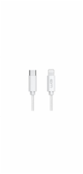WG - Datový kabel Lightning Mfi na Type-C, 1 metr, 3A, bílá