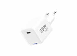 WG - Síťová nabíječka GaN 1x USB-C, PD 35W, bílá
