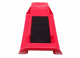 Dětské sáňky Kamzík plastové - červený