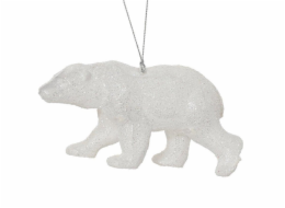 Vánoční hračka Medvěd, 13 cm, plast