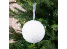 Vánoční hračky na stromeček 452868, bílé, 10 cm