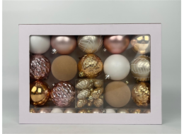 Sada vánočních hraček na stromeček Vánoční dotek víly, 50 dílků.