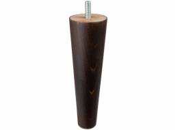 Nábytková noha Haushalt, 15 cm, tmavě hnědá