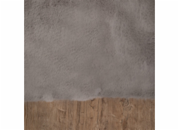 KRÁLIČÍ KOŽEŠINA 80X150 800GSM SVĚTLE ŠEDÁ