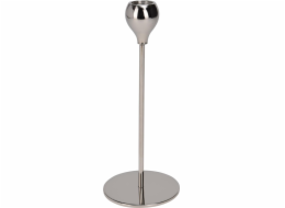 Vánoční svícen A98810530, kovový, 22 cm, stříbrný