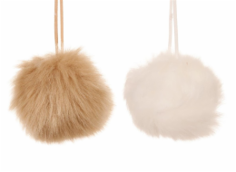 Vánoční hračka na stromeček Fluff, 8 cm