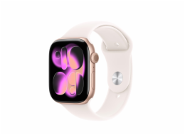 Chytré hodinky Apple Watch Series 11 42mm růžovo-zlaté S/M