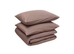 Povlečení na peřinu Domoletti Solid HNĚDÁ, 200 x 220 cm