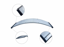 Polykarbonátová stříška 6 mm, 150x70x20 cm