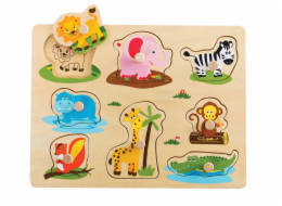 Dřevěná police L20065