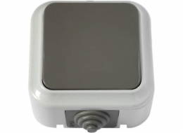 Spínač Okko Vika A16-222, antracit/šedá.