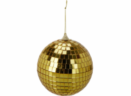 Vánoční hračka na stromeček, zlatá, 12 cm