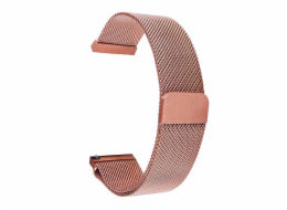 Tactical 634 Loop Magnetický Kovový Řemínek 20mm Rose Gold