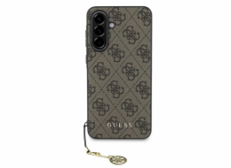 Guess Pouzdro 4G Charms Collection pro Samsung Galaxy A56 hnědé