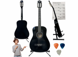V-Tone BCG BK klasická kytara 4/4 sada 3x trsátko akordů