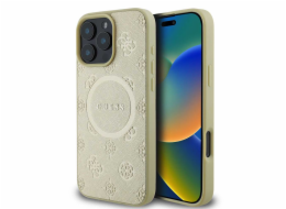 Guess Saffiano Peony MagSafe iPhone 16 P