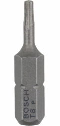 Šroubovací bity Bosch Extra Hard T8, 25 mm, 3 ks