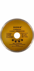 GEKO Kotouč diamantový řezný celoobvodový, 125x8x22,2mm GEKO