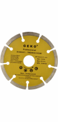 GEKO Kotouč diamantový řezný segmentový, 115x8x22,2mm GEKO