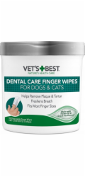 VET S BEST Čisticí utěrky na zuby pro psy 50ks