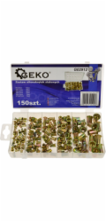 GEKO Sada ocelových nýtovacích matic 150 ks GEKO