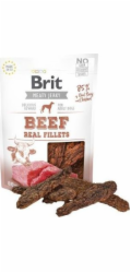 Brit Jerky Beef Real Fillets - Hovězí - psí pamlsek - 80 g