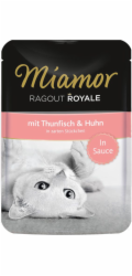 Miamor Royal ragú v omáčce Tuňák a kuřecí maso