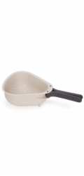 Joseph Joseph Droplet Large White Colander w. Folding Handle