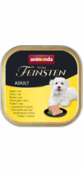 ANIMONDA Vom Feinsten Turkey with cheese - vlhké krmivo pro psy - 150g