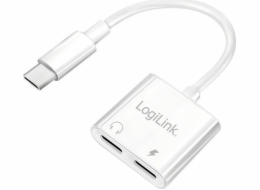 LogiLink USB-C na 2x USB-C adaptér, PD 60W / audio