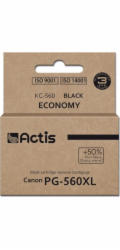 Actis KC-560 Canon inkoust do tiskárny, náhradní PG-560XL; Supreme; 22 ml; černý. Tiskne o 50 % více než originální náplň.
