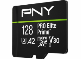 PNY Paměťová karta Elite Prime 128GB microSDXC + SD adaptér + USB-A čtečka