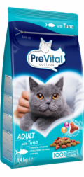 PREVITAL Adult Tuna - suché krmivo pro kočky - 1,4kg