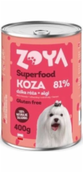 ZOYA Superfood Goat - vlhké krmivo pro psy - 400g