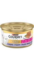 PURINA Gourmet Gold Kitten Veal mousse - mokré krmivo pro kočky - 85g