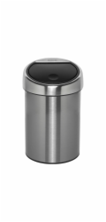 Brabantia Touch Bin 3 Liter Matte Steel Fingerprint Proof