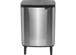 Brabantia BO Mülleimer HI 12 l Matt Steel Fingerprint Proof