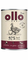 OLLO Pure Duck with apple - vlhké krmivo pro psy - 400g