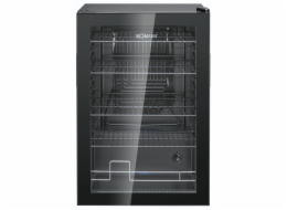 Bomann KSG 7290    schwarz Glastürkühlschrank 84,5cm