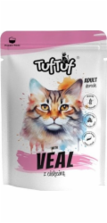TUF TUF with veal - mokré krmivo pro kočky - 300g