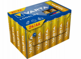 Varta Longlife Batterie LR06 Box, AA (Mignon) (24 Stück)