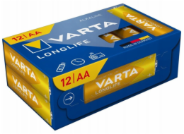 Varta Longlife Batterie LR06 Box, AA (Mignon) (12 Stück)