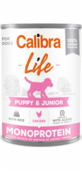 CALIBRA Dog Life Puppy&Junior Chicken & rice - vlhké krmivo pro psy - 400g