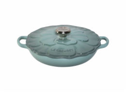 Le Creuset Gourmet-Profitopf Blume 26 cm sea salt
